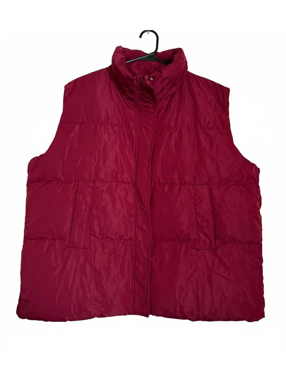 Zeagoo NEW Women's Puffer Vest Size 2X Red Outerwear Fall Winter Classic City
